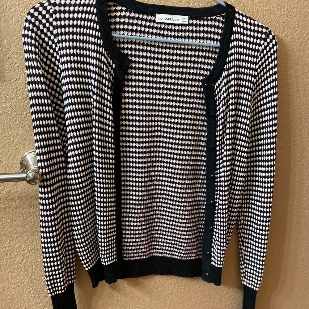 Zara button up sweater cardigan